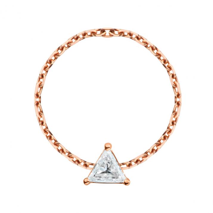 Цепное кольцо Impératrice Розовое золото - Redline