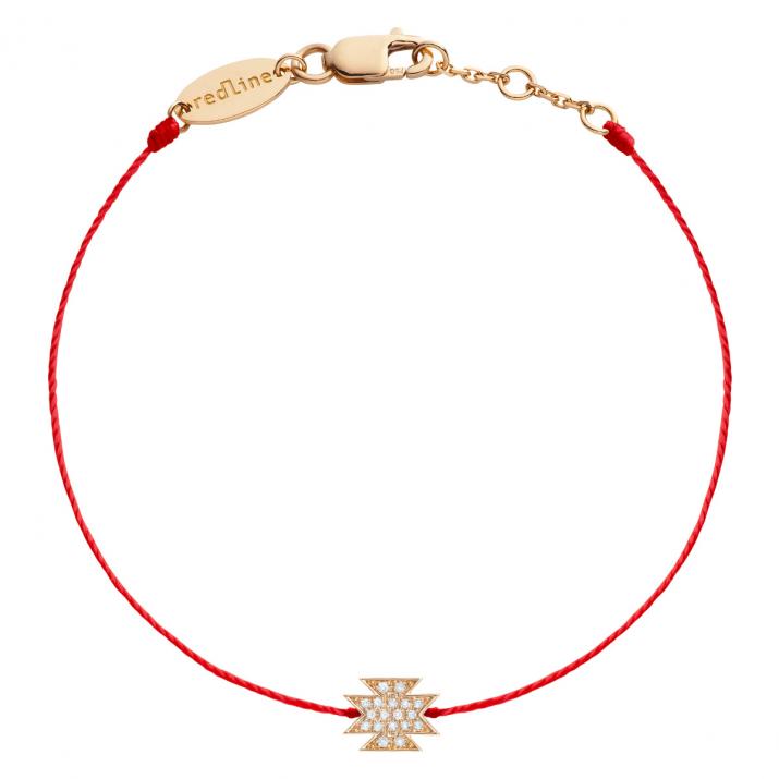 Ацтекский браслет с бриллиантами Redline из розового золота - Redline - 0++