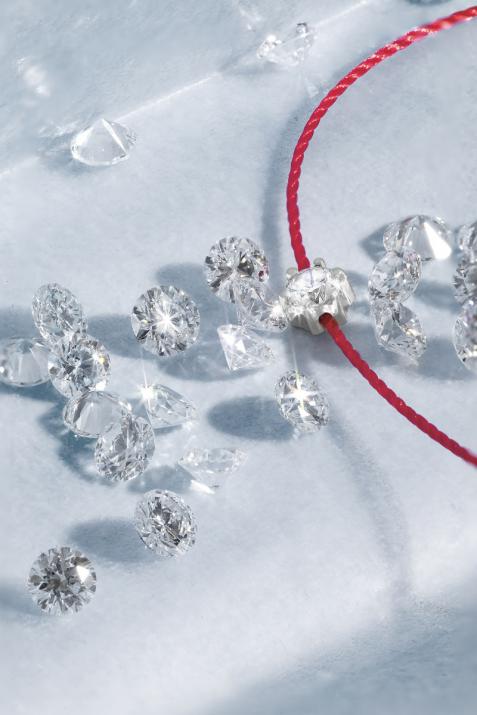 Absolu Diamond 0,10-каратовый браслет из белого золота  - Redline - 0++