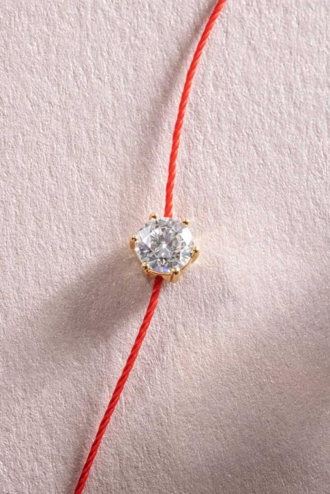 So Absolu Redline Браслет с алмазной проволокой из желтого золота - Redline - 0++