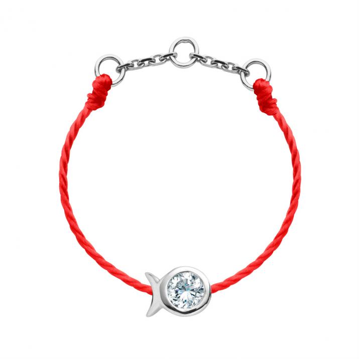 Проволочное кольцо Mini Pure Fish Белое Золото - Redline - 0++