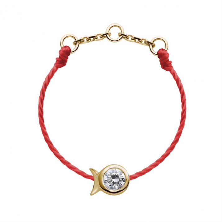 Проволочное кольцо Mini Pure Fish желтое золото - Redline - 0++