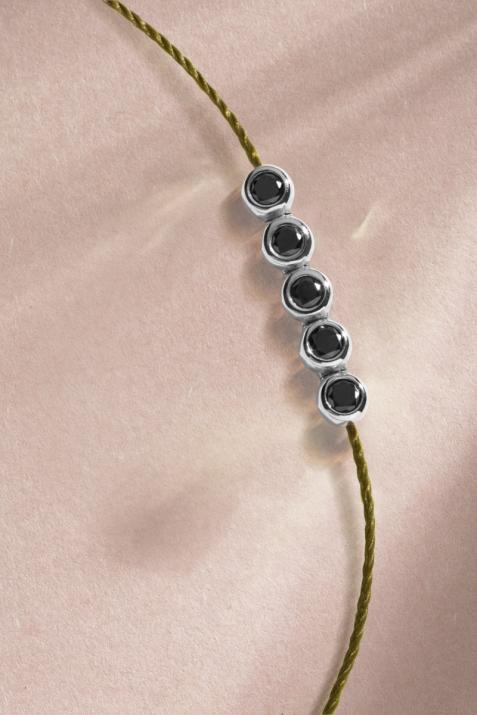 Мужской браслет река Kcolor Three White Gold - Redline - 0++