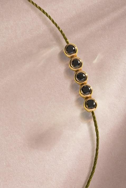 Мужской браслет реки Кколур Ниже желтый золото - Redline - 0++