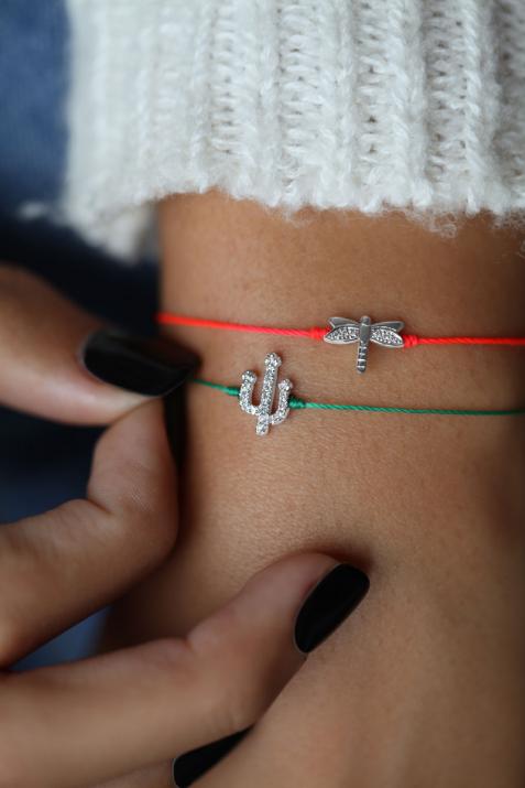 Бракоза браслета нить белое золото - Redline - 0++