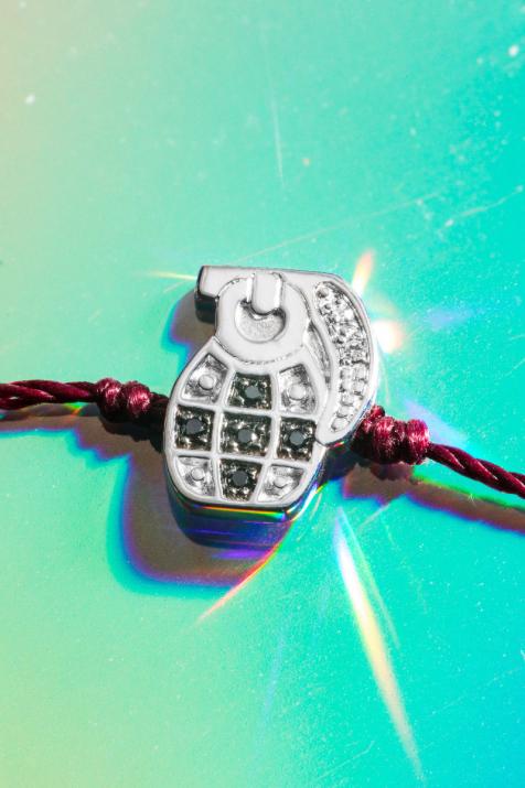 Boum Bracelet Thread Men White Gold - Redline - 0++