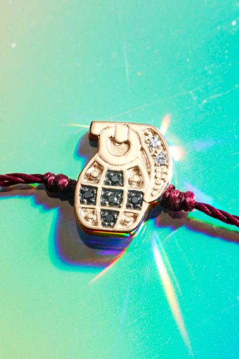 Бум Браслет Нить Мужчина Желтое Золото - Redline - 0++