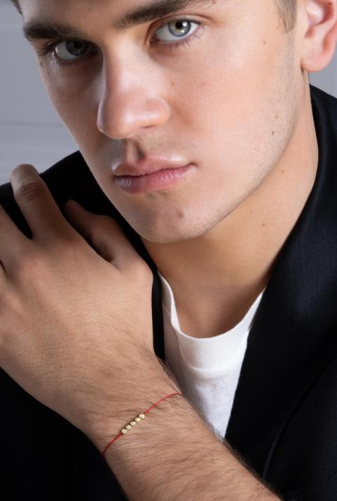 Река 5 браслет нить желтое золото - Redline - 0++