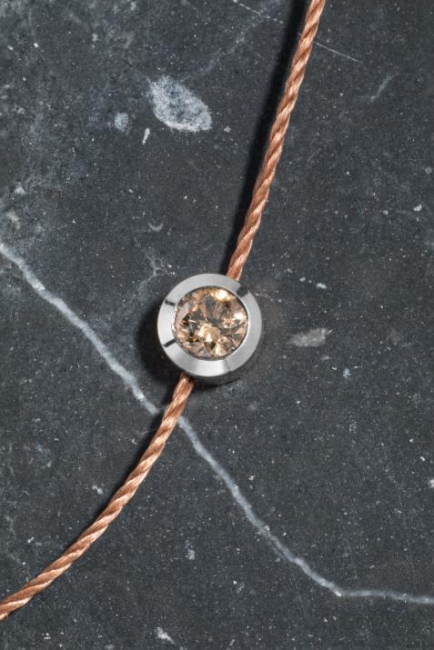 Redline x Vincent Vallée 'Браслетная нить белое золото - Redline - 0++