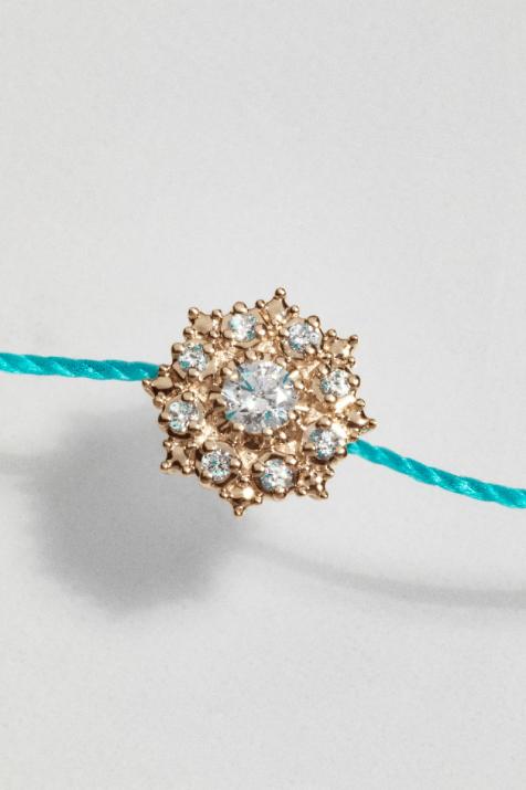 Браслет Солнечная Нить Розовое Золото - Redline - 0++