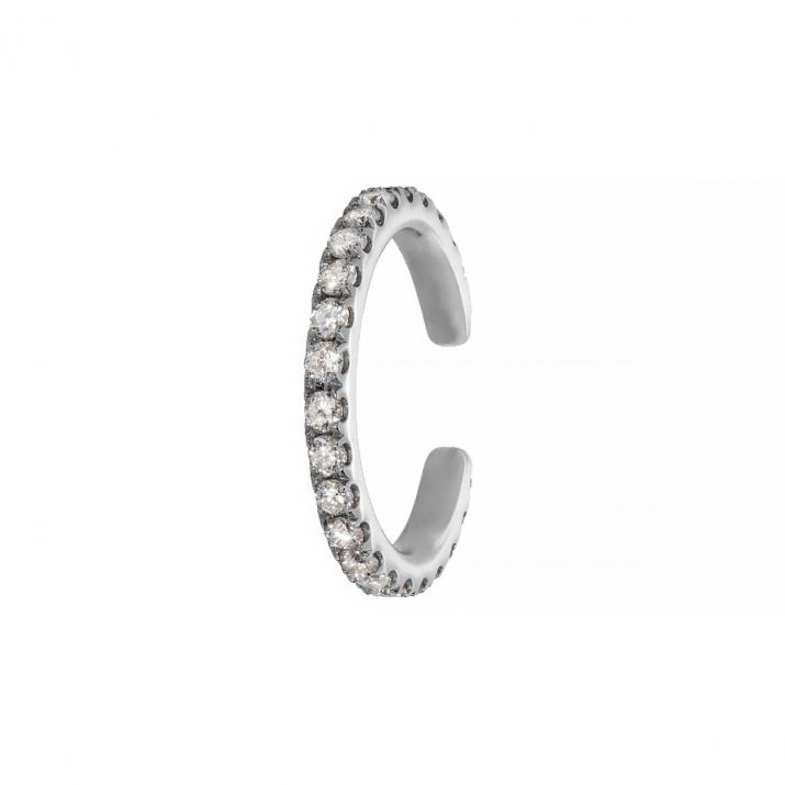 Серьги Ear Cuff Si Joli Diamant Белое Золото - Redline - 0++