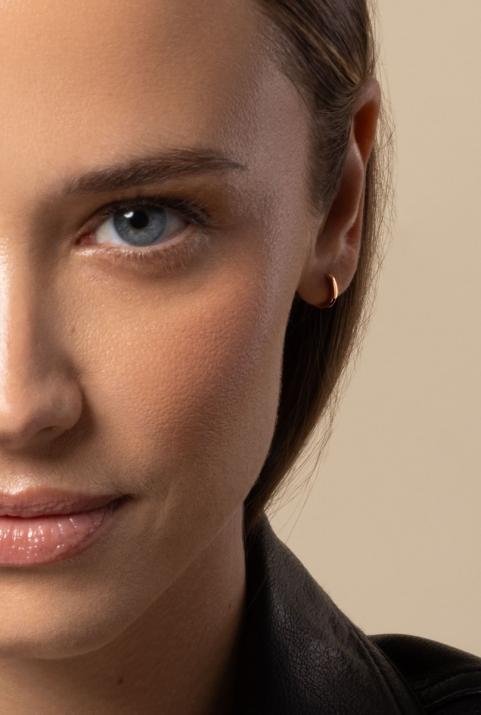 Серьги Si Joli Mini Creole Or Розовое золото - Redline - 0++