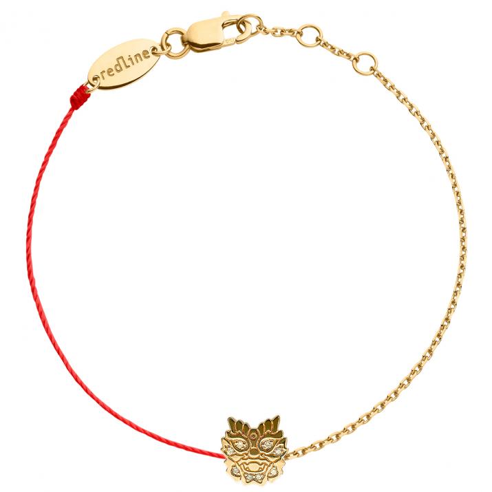 Mini Ryu Double Bracelet Yellow Gold - Redline