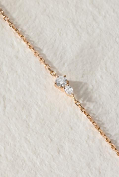 Браслет-цепочка Abby Розовое золото - Redline - 0++