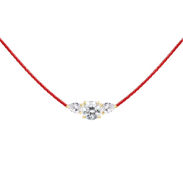 Ожерелье из ниток So Abby желтое золото - Redline