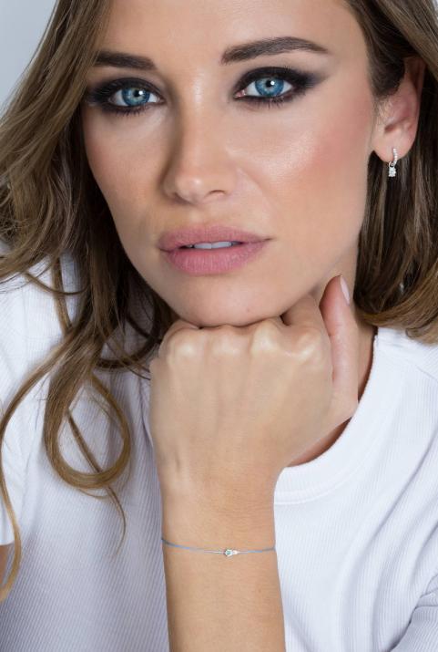 Проволочный браслет Abby Topaze  желтое золото - Redline - 0++