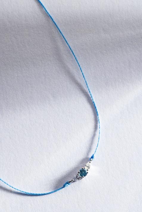 Ожерелье из ниток So Abby Topaze Белое Золото - Redline - 0++