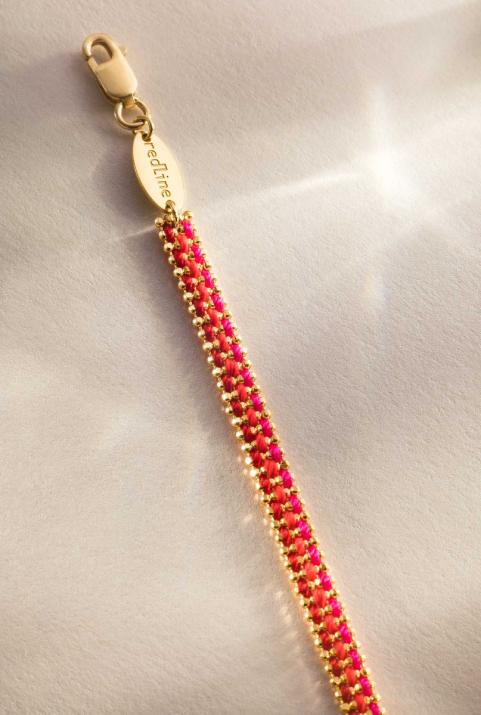 Цепочный браслет Aurore Australe желтое золото - Redline - 0++