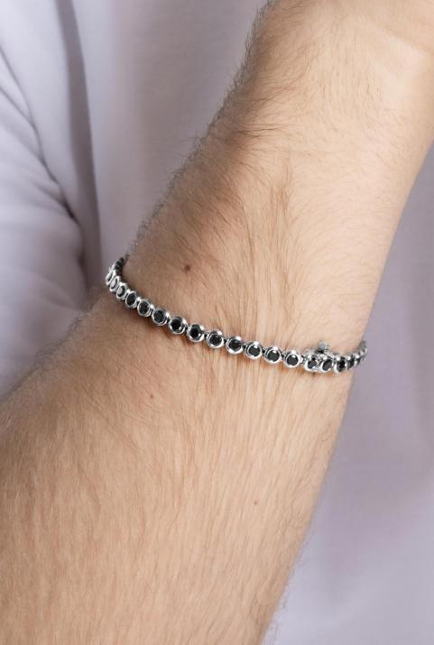 Мужской браслет River Kcolor Белое Золото - Redline - 0++