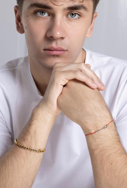 Мужской браслет River Kcolor желтое золото - Redline - 0++