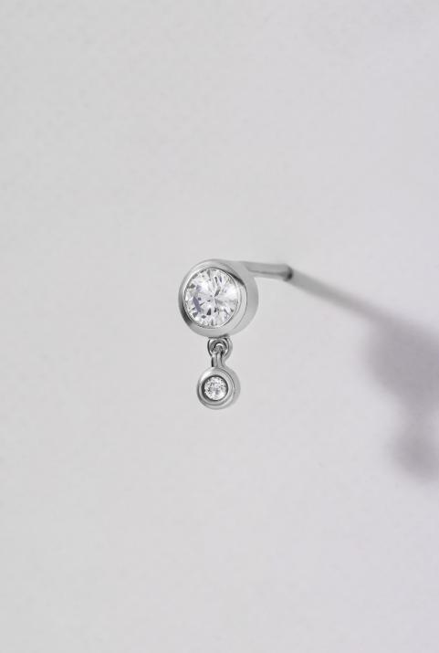 Серьги Lumina Белое Золото - Redline - 0++