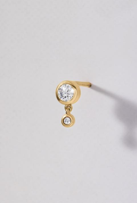 Серьги Lumina желтое золото - Redline - 0++