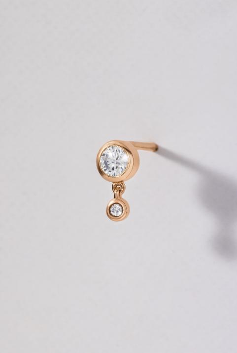 Серьги Lumina Розовое золото - Redline - 0++