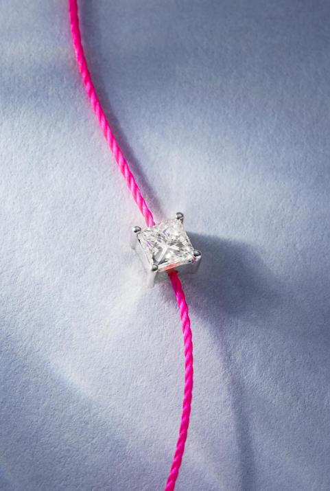 Проволочный браслет So Princesse Белое Золото - Redline - 0++