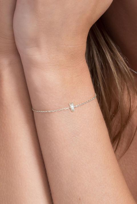 Цепочный браслет Lucky Horse Белое Золото - Redline - 0++