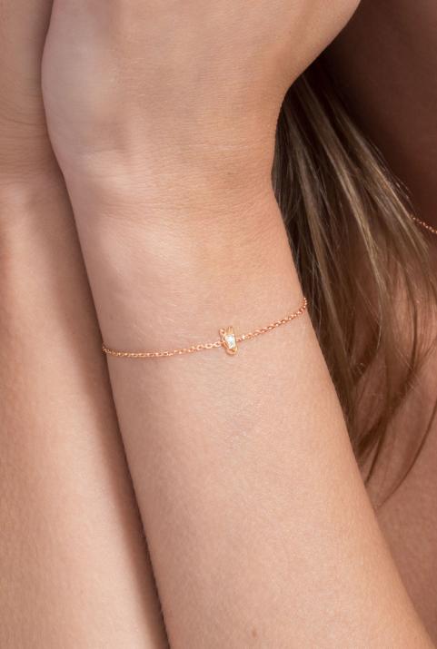 Цепочный браслет Lucky Horse Розовое золото - Redline - 0++