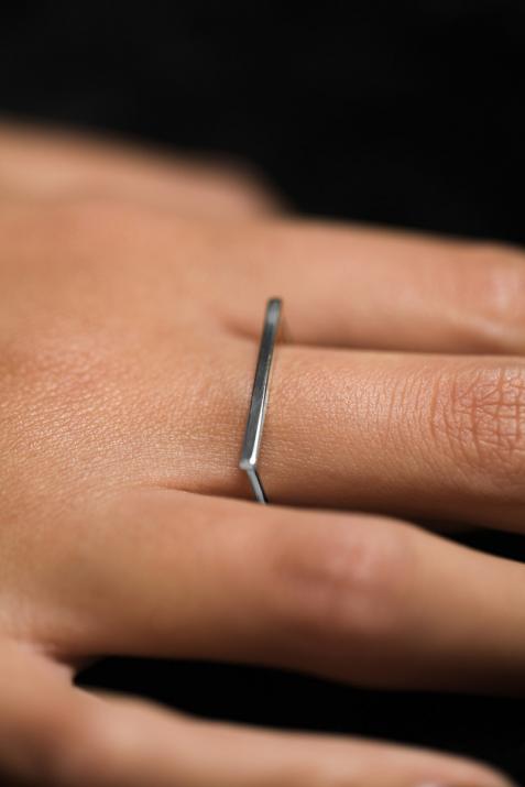 Ring in White Gold - Redline - 0++