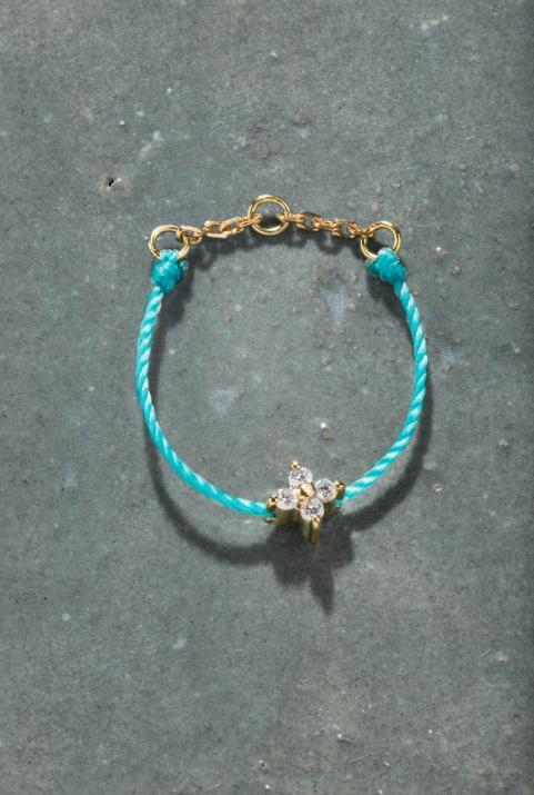 Кольцо блестящая нить желтое золото - Redline - 0++