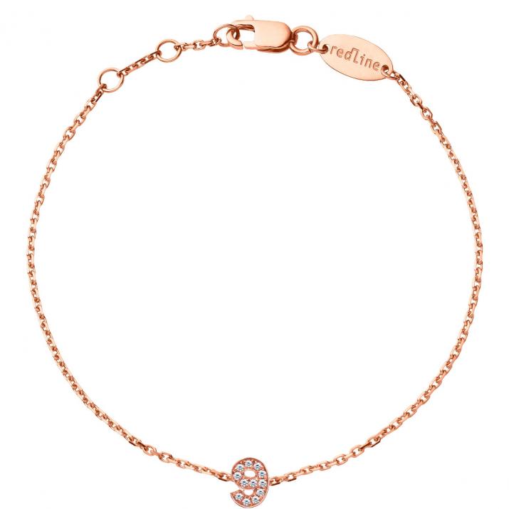 Мой номер паве -бриллиантс -браслет белое золото - Redline - 0++