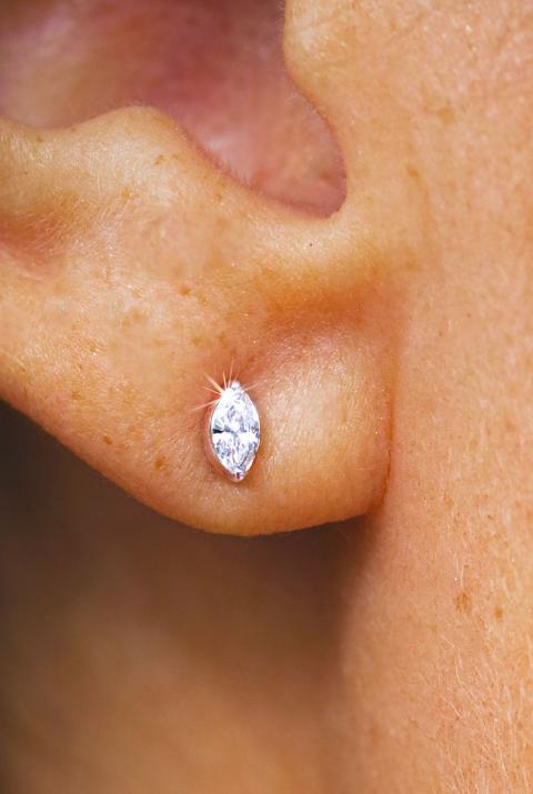 Серьги Majesté из розового золота - Redline - 0++