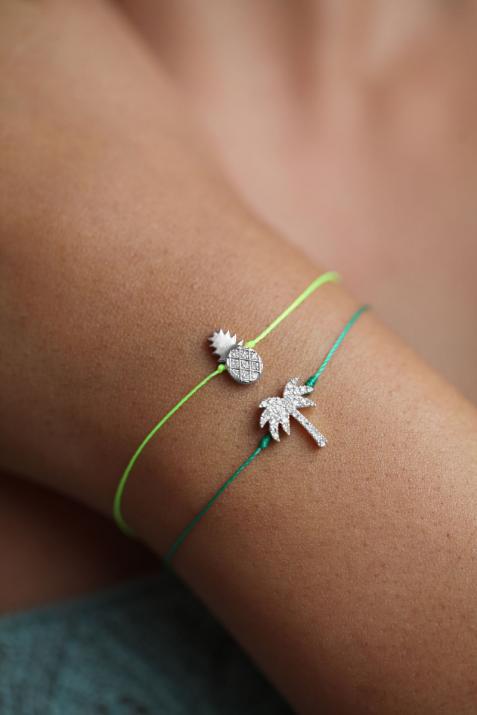 Браслет из белого золота с пряжкой и бриллиантами - Redline - 0++