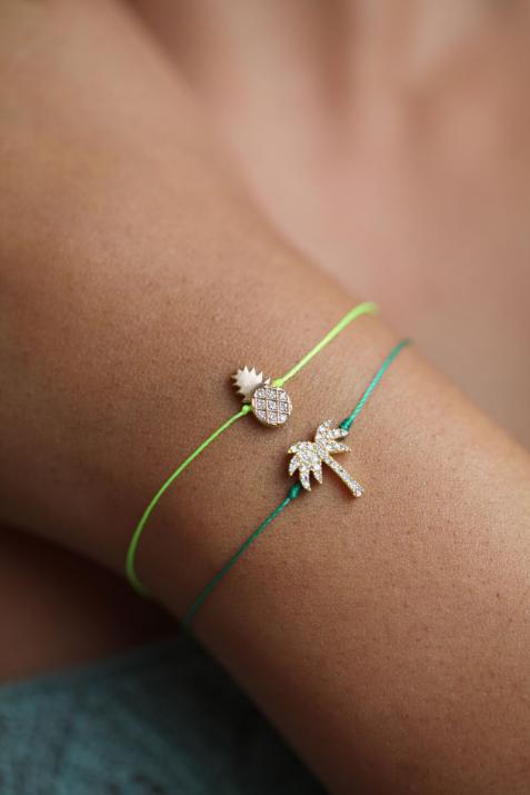 Браслет из розового золота с пряжкой и бриллиантами - Redline - 0++