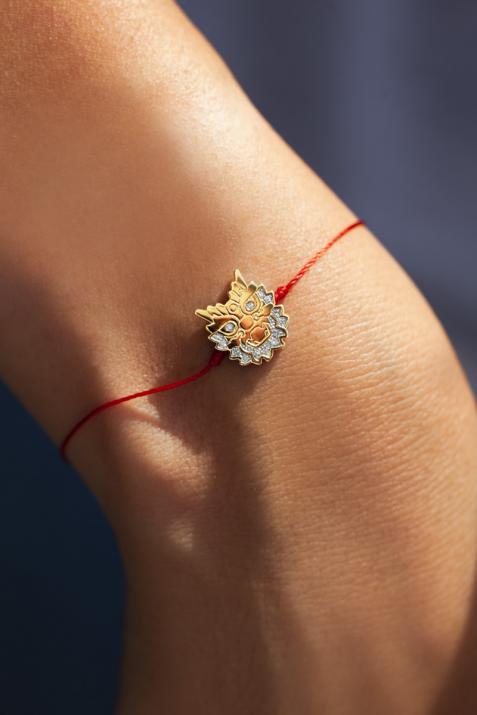 Бриллиантовый браслет Dragon Redline из желтого золота - Redline - 0++