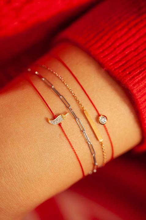 Браслет Piment fil из розового золота и бриллиантов - Redline - 0++