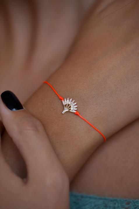 Тамарная нить браслет желтое золото - Redline - 0++