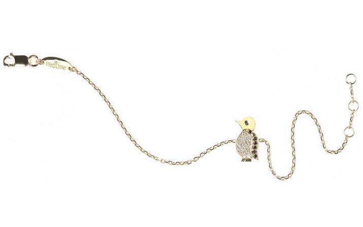 Chain Bracelet Ping White Gold RedLine Jewelry - Redline - 0++