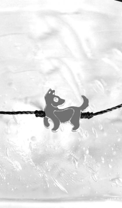 String Bracelet For Women with 0.003ct Diamond in White Gold - Redline - 0++