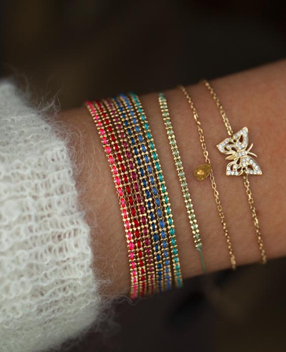 Chain Bracelet For Women in Yellow Gold - Redline - 0++