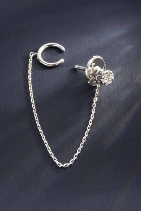 Illusion Impertinente серьги из белого золота - Redline - 0++