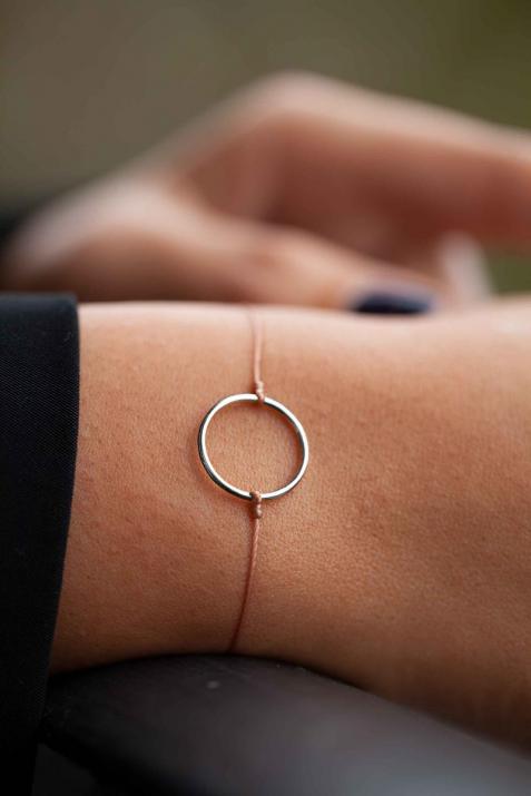 String Bracelet For Women in Black Gold - Redline - 0++