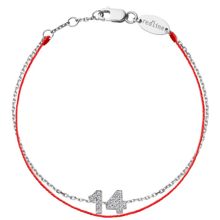 Мой номер Pavé Diamonds Duo Sting Bracelet Белое золото - Redline - 0++