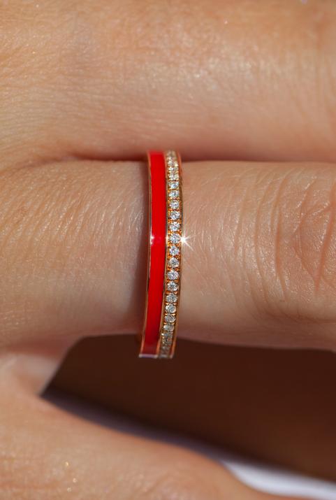 Кольцо Si Joli Amour из двух розовых золота - Redline - 0++