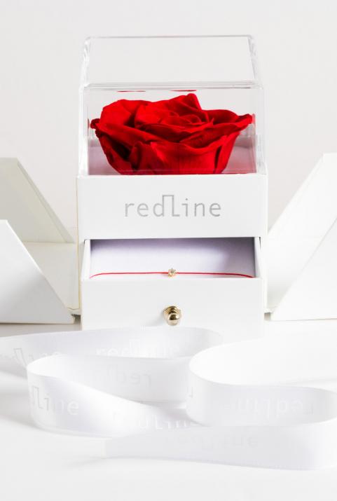 Мужской проволочный браслет Packaging Rose Белое Золото - Redline - 0++