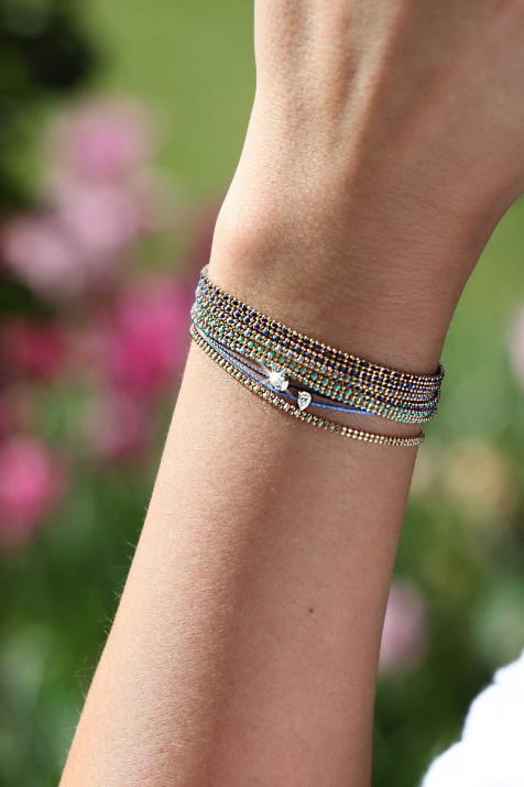 Chain Bracelet For Women in White Gold - Redline - 0++