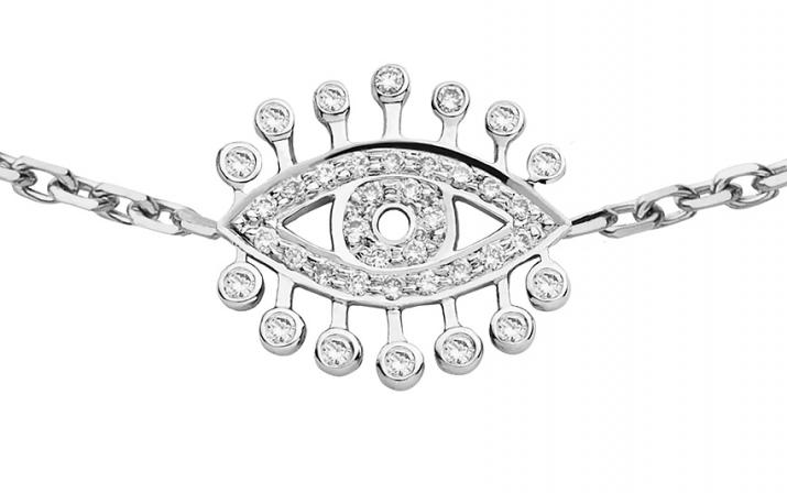 Chain Bracelet Super Power Pave White Gold RedLine Jewelry - Redline - 0++