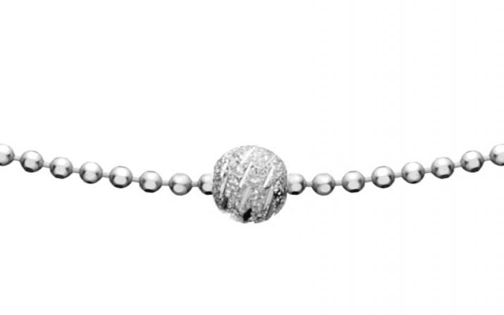 Chain Bracelet Sweety One White Gold RedLine Jewelry - Redline - 0++